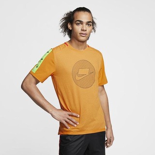 Top Nike Maneca Scurta Running Barbati Verzi | PKDT-38279